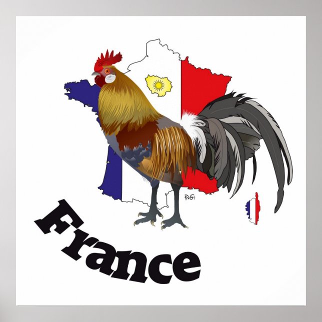 Póster Frankreich, Francia, Poster de Francia (Frente)