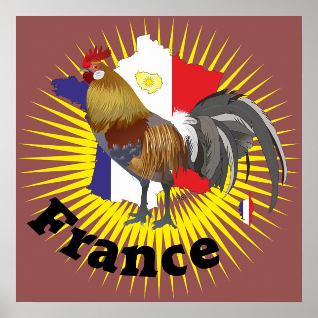Póster Frankreich, Francia, Poster de Francia (Frente)