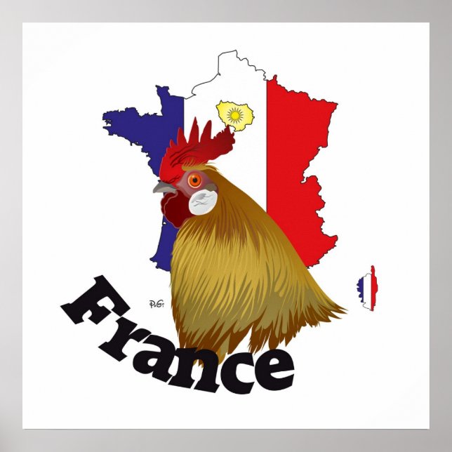 Póster Frankreich, Francia, Poster de Francia (Frente)