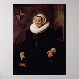 Póster Frans Hals - Esposa del Pieter Jacobsz