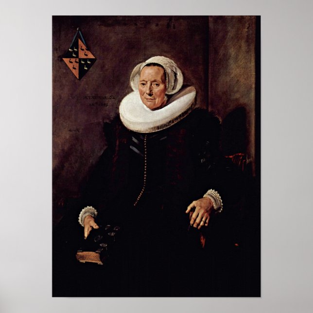 Póster Frans Hals - Esposa del Pieter Jacobsz (Frente)