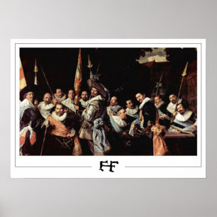 Póster Frans Hals Zedign Art Poster #206