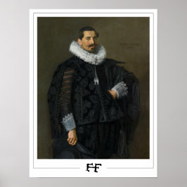 Póster Frans Hals Zedign Art Poster #222