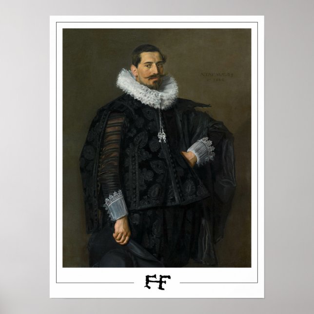 Póster Frans Hals Zedign Art Poster #222 (Frente)