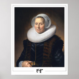 Póster Frans Hals Zedign Art Poster #225