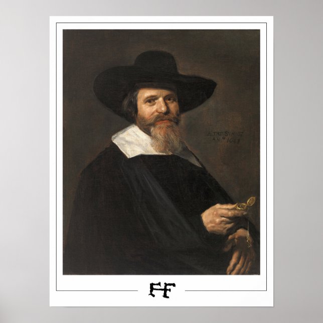 Póster Frans Hals Zedign Art Poster #250 (Frente)