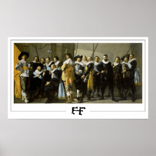Póster Frans Hals Zedign Art Poster #41