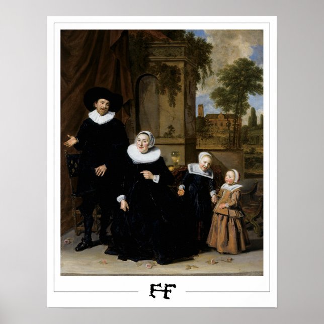 Póster Frans Hals Zedign Art Poster #5 (Frente)