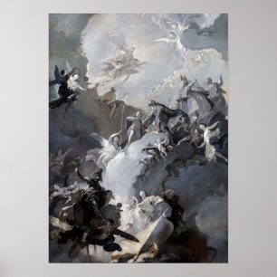 Póster Franz Anton Maulbertsch La Glorificación