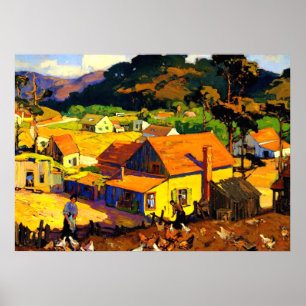 Póster Franz Bischoff - Por la tarde Idyl, Cambria