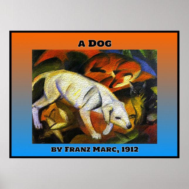 Póster Franz Marc (Frente)