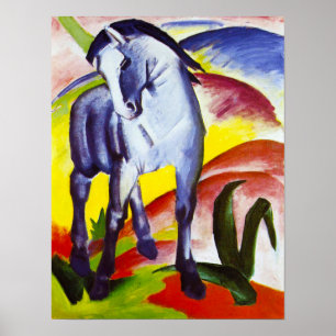 Póster Franz Marc Blue Horse Poster