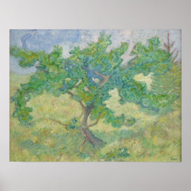 Póster Franz Marc Oak Tree Poster (Frente)