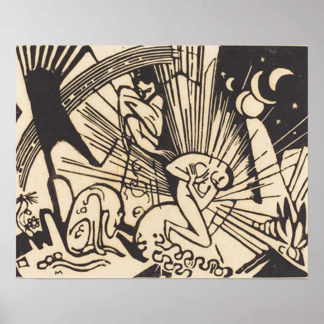 Póster Franz Marc | Reconciliación Versoehnung (Frente)