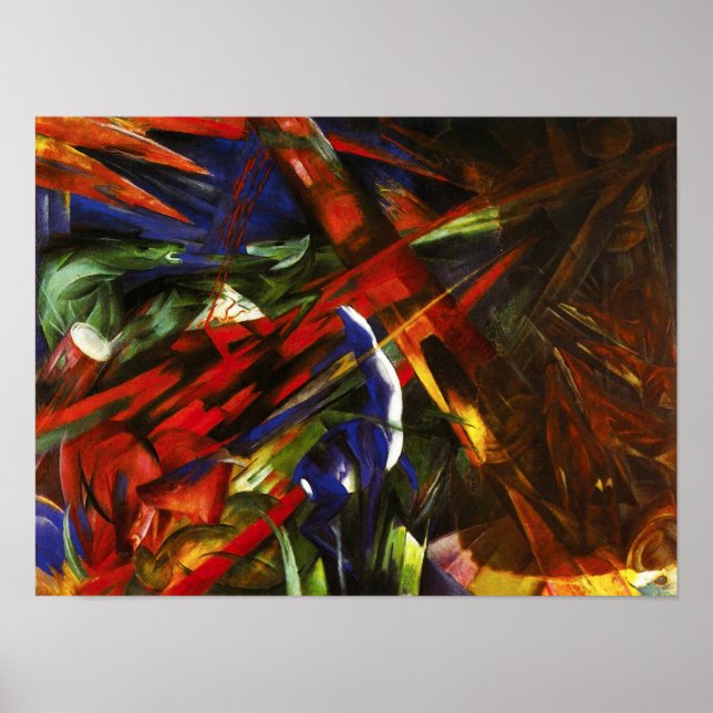 Póster Franz Marc Tierschicksale Poster (Frente)