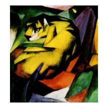 Franz Marc Vintage serie de afiches ~ El tigre