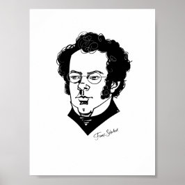 Póster Franz Schubert