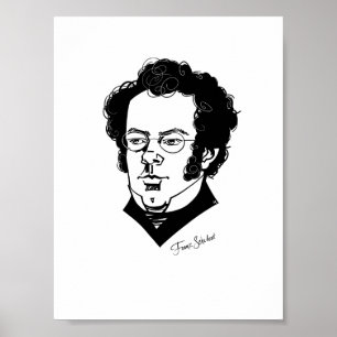 Póster Franz Schubert