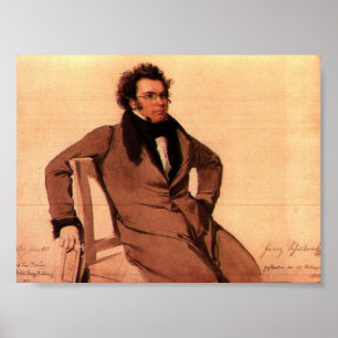 Póster Franz Schubert