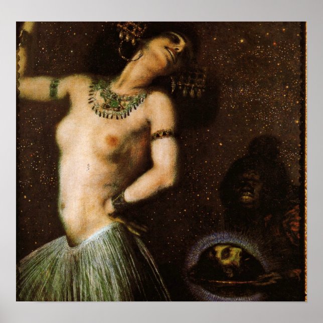 Póster Franz Stuck - Salome (Frente)