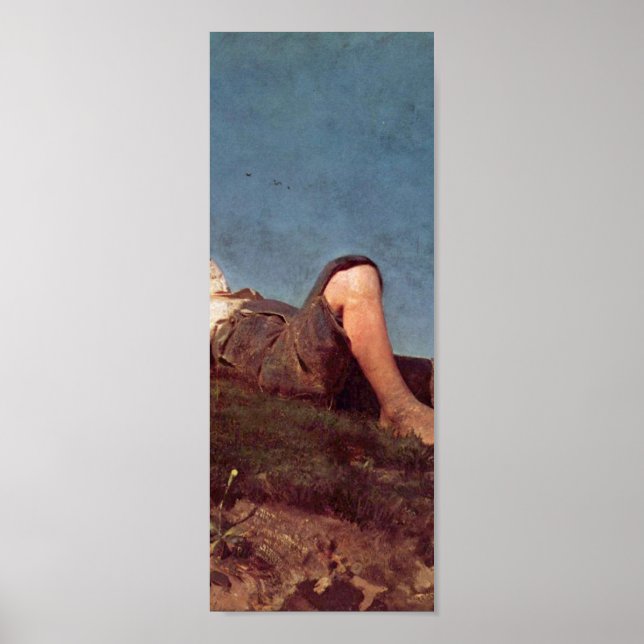 Póster Franz von Lenbach - Un pastor (Frente)