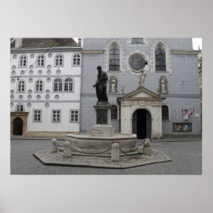Póster Franziskanerplatz Viena Austria