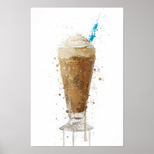 Póster Frappé de Mocha (Frente)