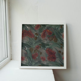 Póster Frasco de Eucalyptus Australiano Brocha Floral