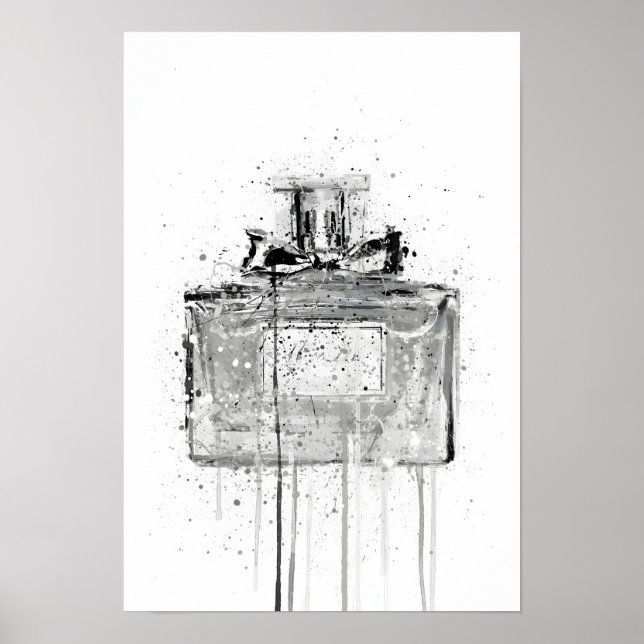 Póster Frasco de fragancia de regalo de Navidad 'Candy Fl (Frente)