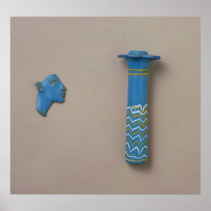 Póster Frasco de kohl de la columna de la palma y