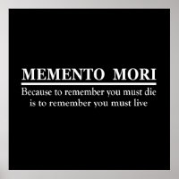 Frase latina - Recuerda que morirás