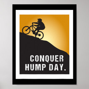 Póster Frase Motivacional Inspiradora de Ciclismo de Mont