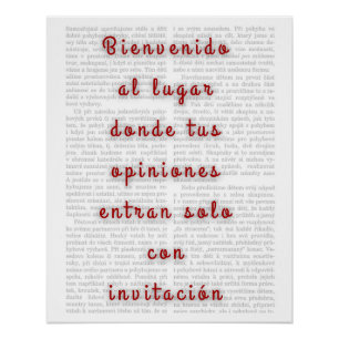 Póster Frase Sarcástica con Tipografía Moderna 