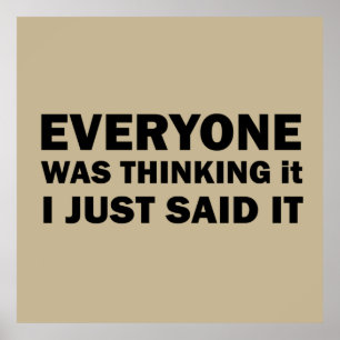 Póster frases sarcásticas divertidas