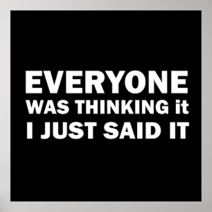 Póster frases sarcásticas divertidas