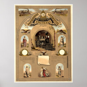 Póster Fraternidad de ingenieros locomotores