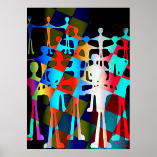 Póster fraternidad humana