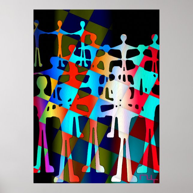 Póster fraternidad humana (Frente)