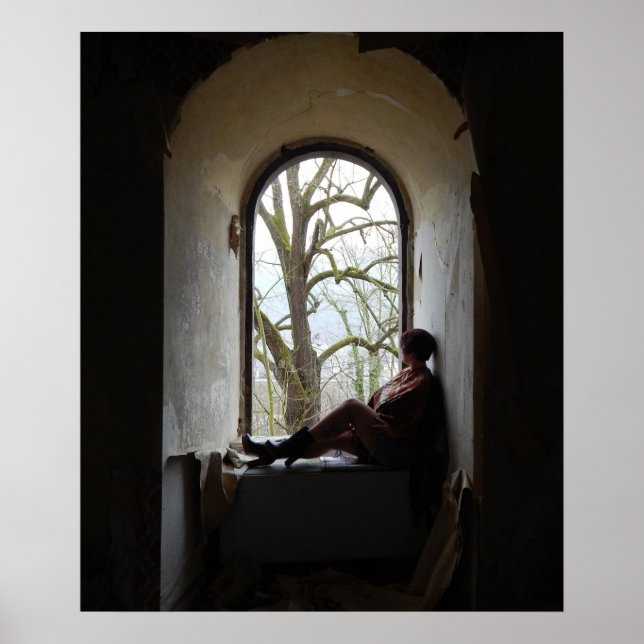 Póster frau am fenster (Frente)