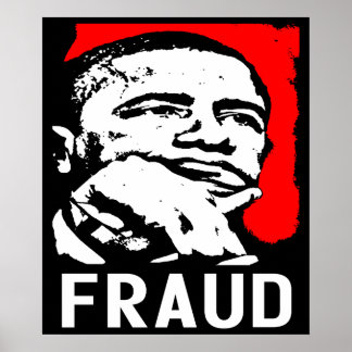 Póster Fraude: ¡Barack Obama!