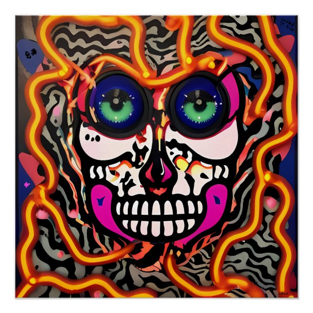 Póster Frayed, frito y recién muerto (Anverso)