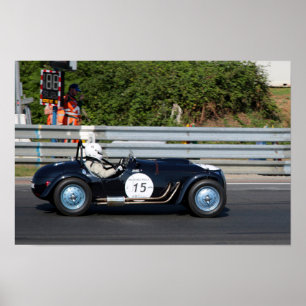 Póster Frazer Nash Le Mans Replica Le Mans Classic