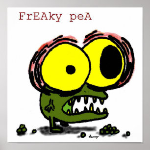 Póster Freaky Pea Poster