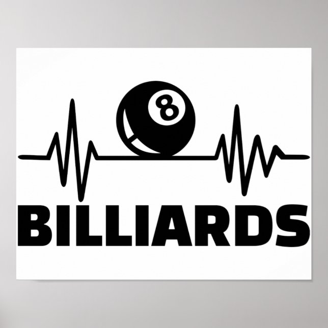 Póster Frecuencia de Billiards (Frente)