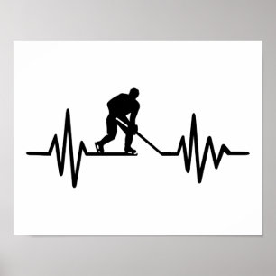 Póster Frecuencia de hockey