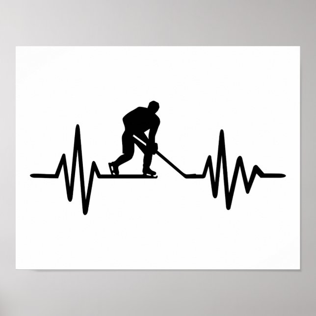 Póster Frecuencia de hockey (Frente)