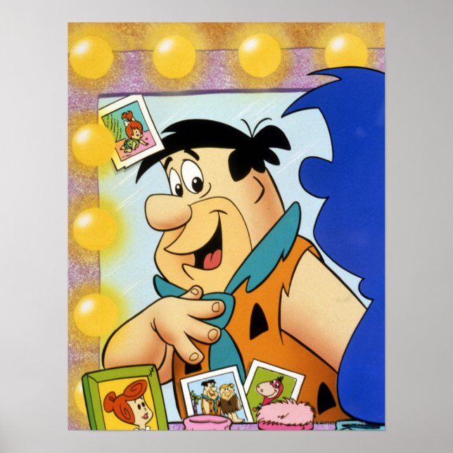 Póster Fred Flintstone Look In Mirror (Frente)
