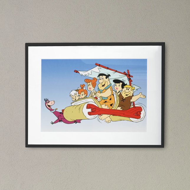 Póster Fred Flintstone Wilma Barney y Betty PEBBLES™ (Subido por el creador)