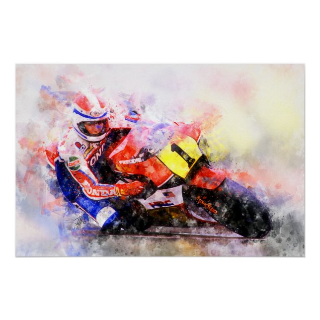 Póster Freddie Spencer (Anverso)