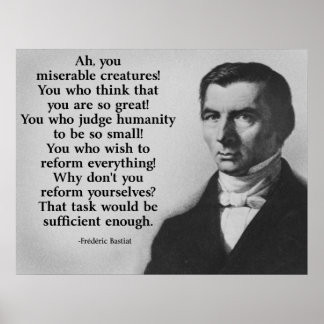 Póster Frederic Bastiat Reform Poster